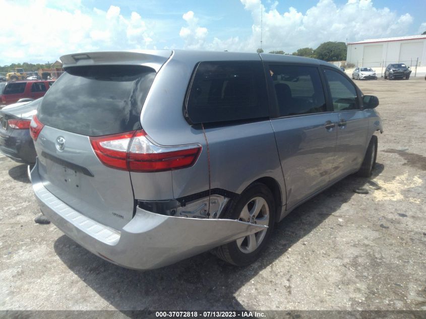 2017 TOYOTA SIENNA L - 5TDZZ3DC1HS772292