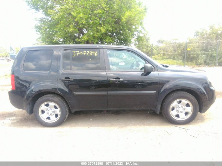 2013 HONDA PILOT LX - 5FNYF4H21DB037497