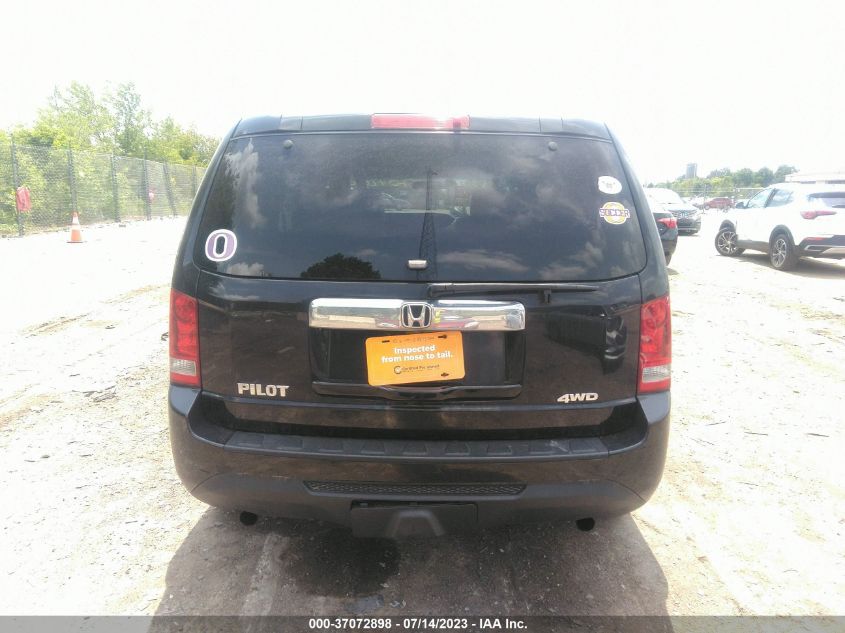 2013 HONDA PILOT LX - 5FNYF4H21DB037497