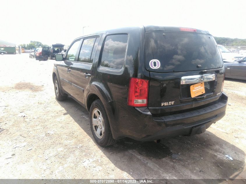 2013 HONDA PILOT LX - 5FNYF4H21DB037497