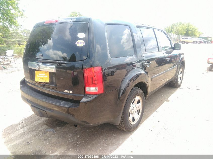 2013 HONDA PILOT LX - 5FNYF4H21DB037497