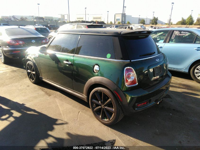 2013 MINI COOPER HARDTOP S - WMWSV3C59DT388477