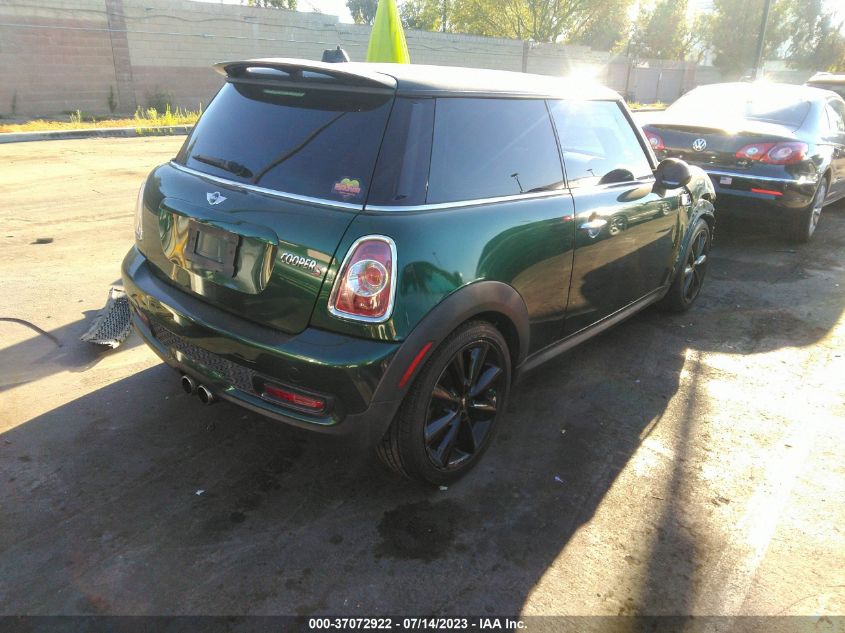 2013 MINI COOPER HARDTOP S - WMWSV3C59DT388477