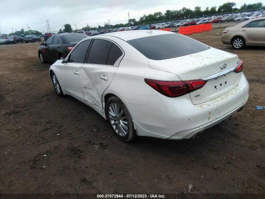 JN1EV7BR5MM754444 Infiniti Q50 3.0T LUXE 3