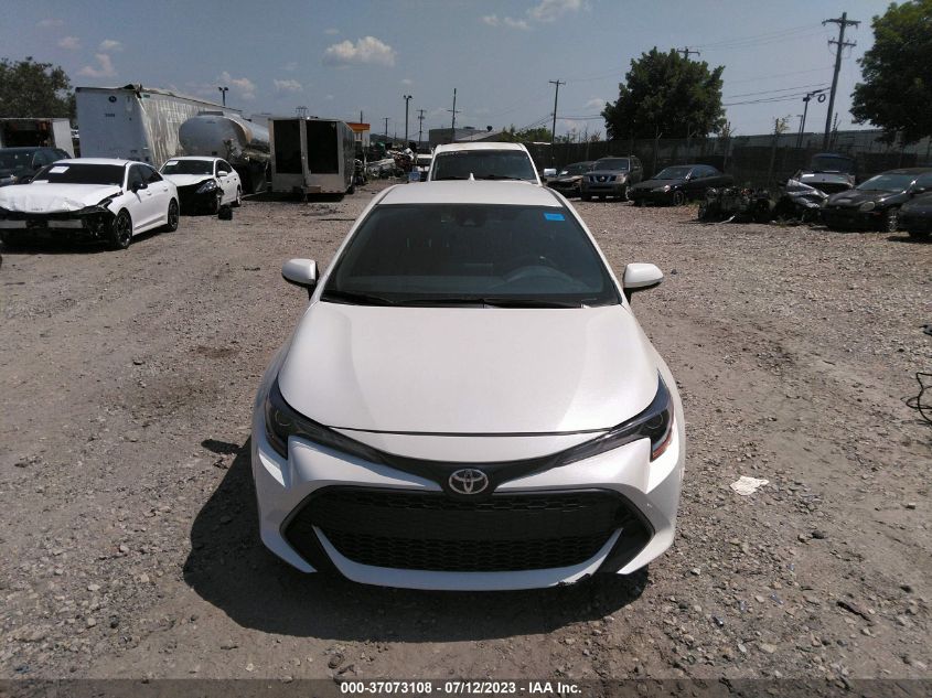 2019 TOYOTA COROLLA HATCHBACK SE JTNK4RBE8K3011660