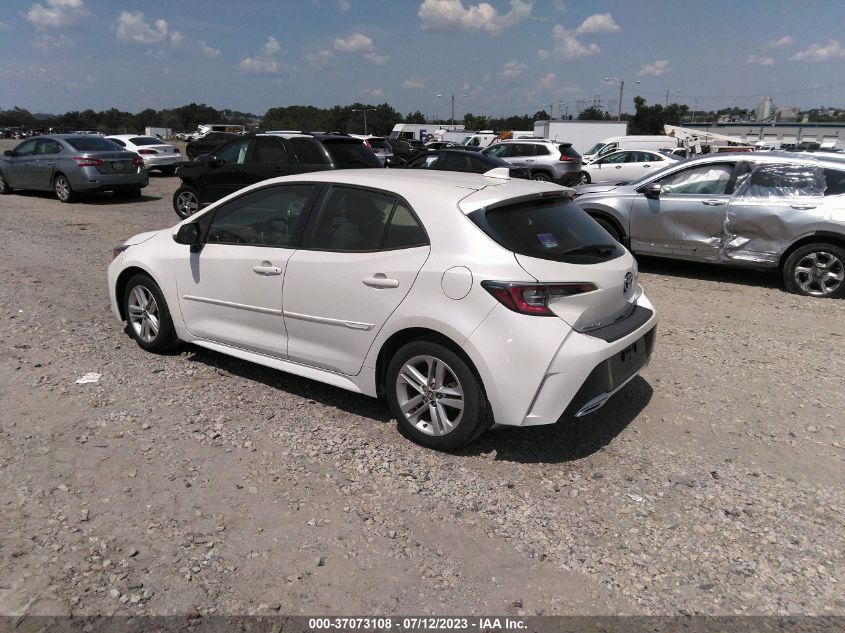 2019 TOYOTA COROLLA HATCHBACK SE JTNK4RBE8K3011660
