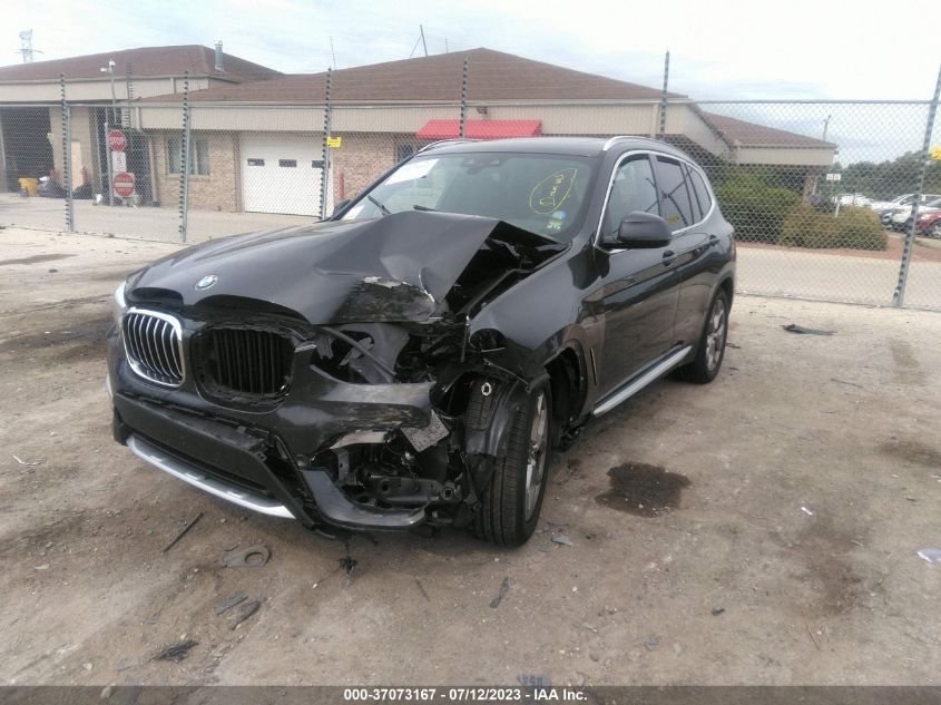 2021 BMW X3 XDRIVE30I - 5UXTY5C07M9F91011