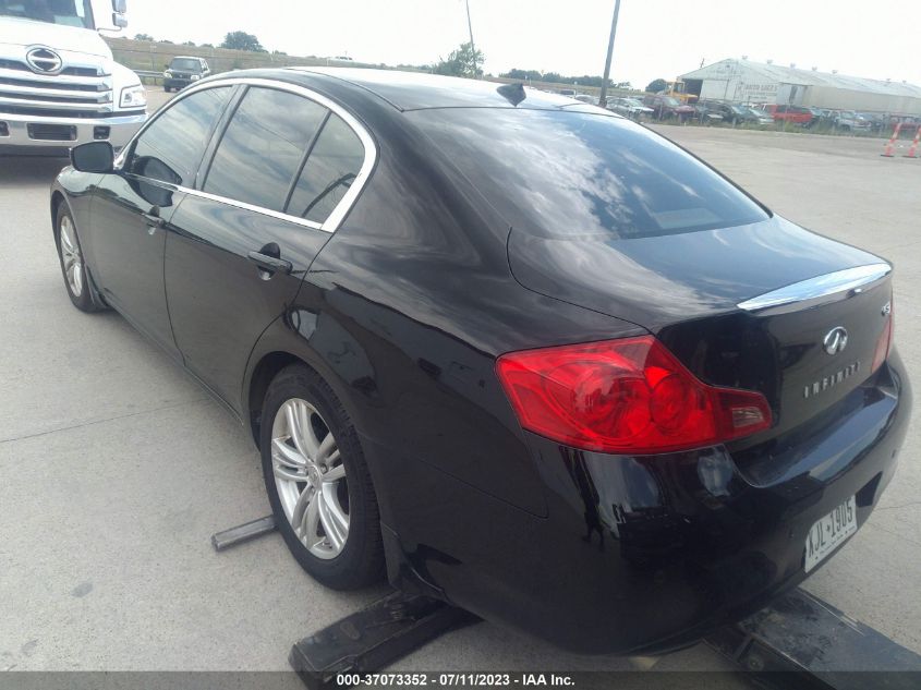 2013 INFINITI G37 SEDAN JOURNEY - JN1CV6AP5DM720599