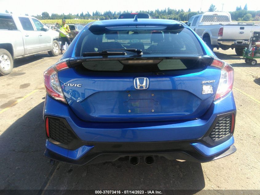 2018 HONDA CIVIC HATCHBACK SPORT - SHHFK7G40JU215305