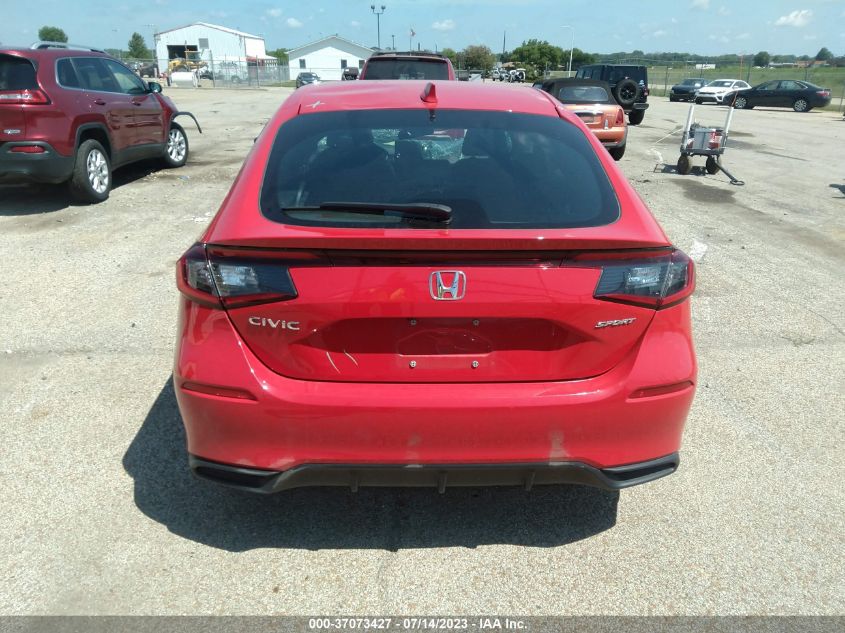 2022 HONDA CIVIC HATCHBACK SPORT - 19XFL2H8XNE001730