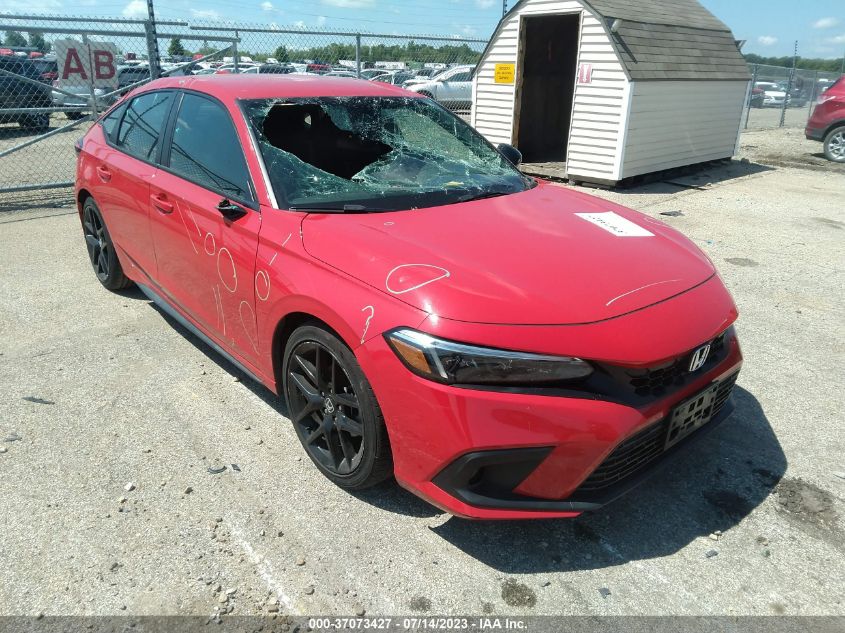 2022 HONDA CIVIC HATCHBACK SPORT - 19XFL2H8XNE001730