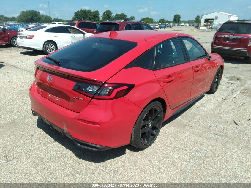 2022 HONDA CIVIC HATCHBACK SPORT - 19XFL2H8XNE001730