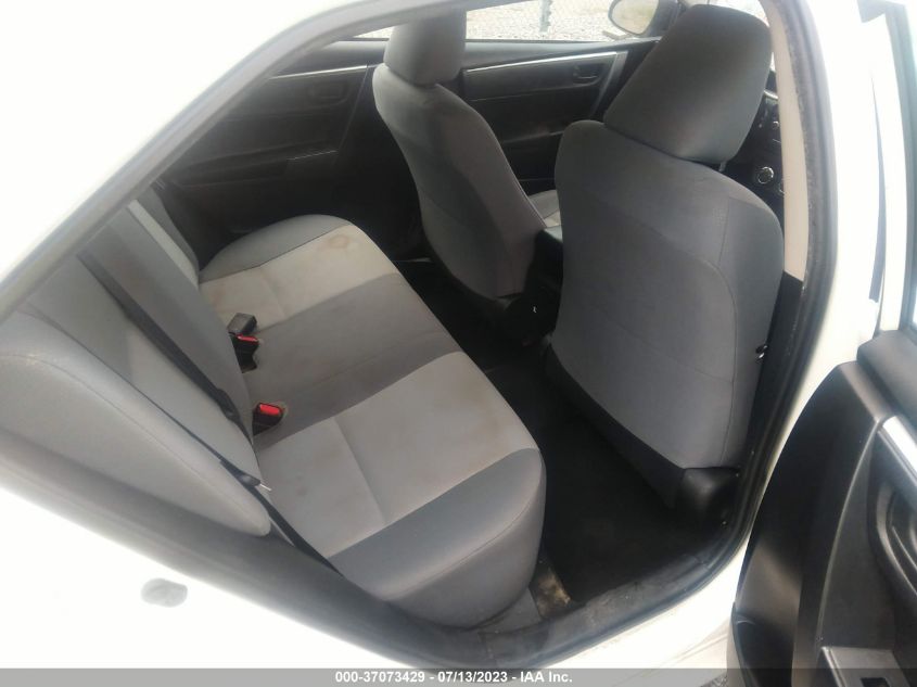 2015 TOYOTA COROLLA L/LE/S/S PLUS/LE PLUS - 2T1BURHE6FC418689