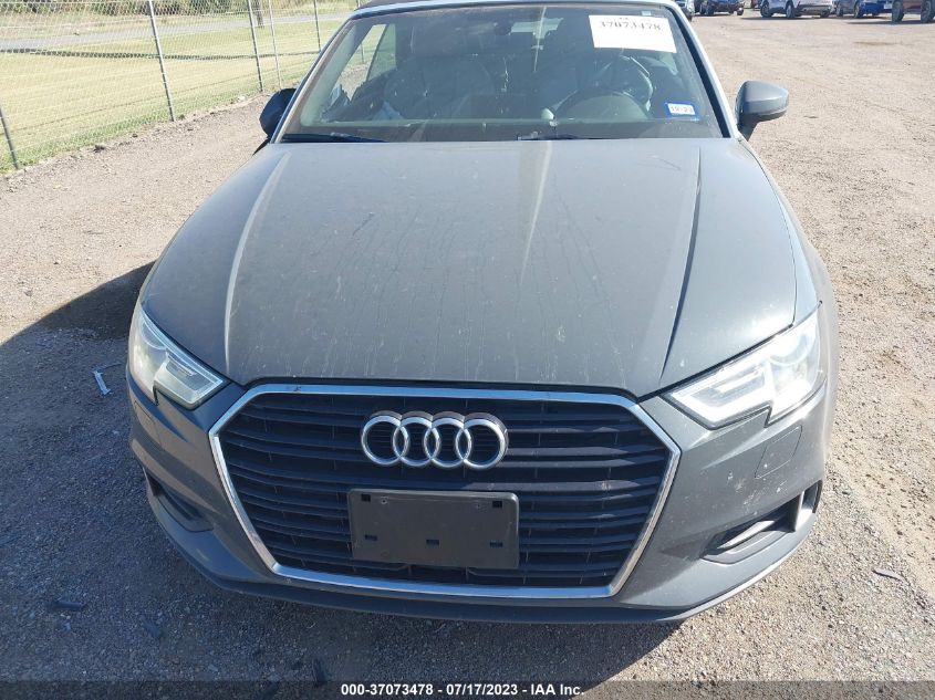 2018 AUDI A3 CABRIOLET PREMIUM/TECH PREMIUM WAU6ULFF1J1078243