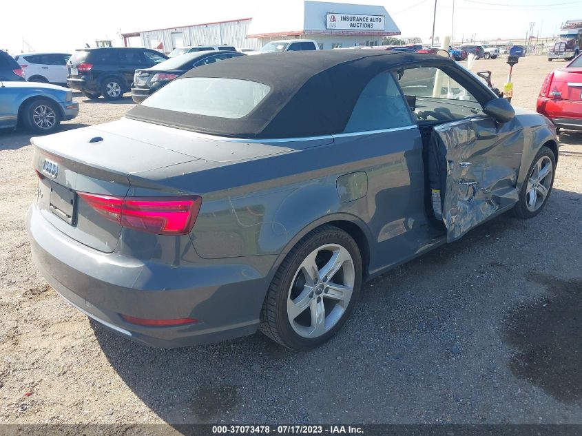 2018 AUDI A3 CABRIOLET PREMIUM/TECH PREMIUM WAU6ULFF1J1078243