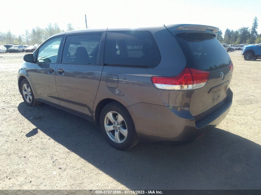 2013 TOYOTA SIENNA L - 5TDZK3DC4DS303678