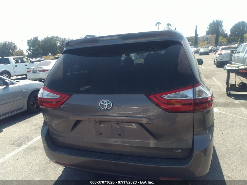 2016 TOYOTA SIENNA LE - 5TDKK3DC8GS730304