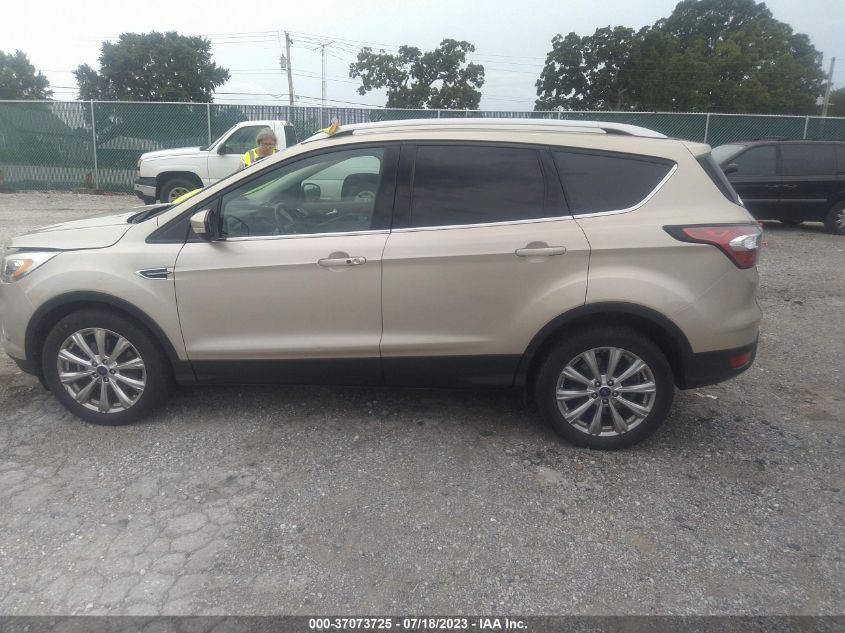 2017 FORD ESCAPE TITANIUM - 1FMCU9JDXHUC37599