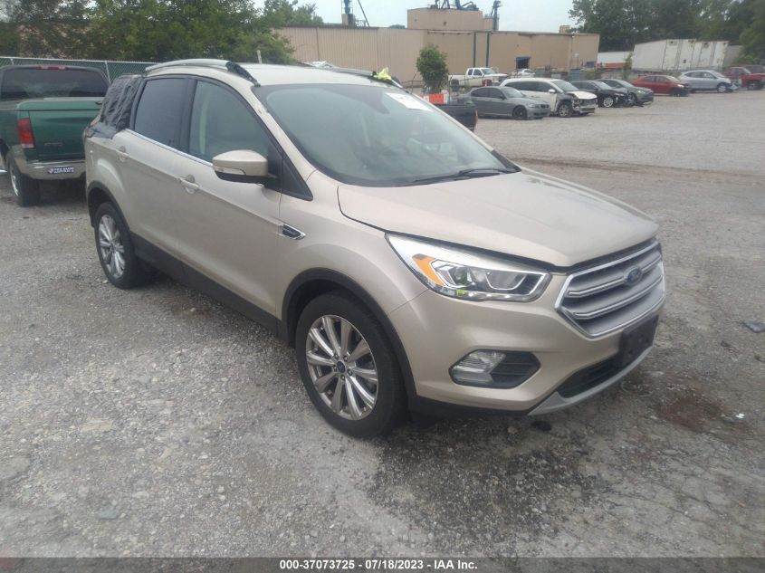 2017 FORD ESCAPE TITANIUM - 1FMCU9JDXHUC37599