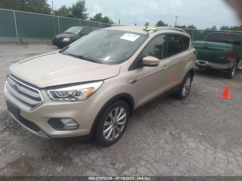 2017 FORD ESCAPE TITANIUM - 1FMCU9JDXHUC37599