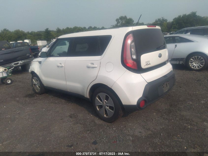 2015 KIA SOUL BASE - KNDJN2A24F7774916
