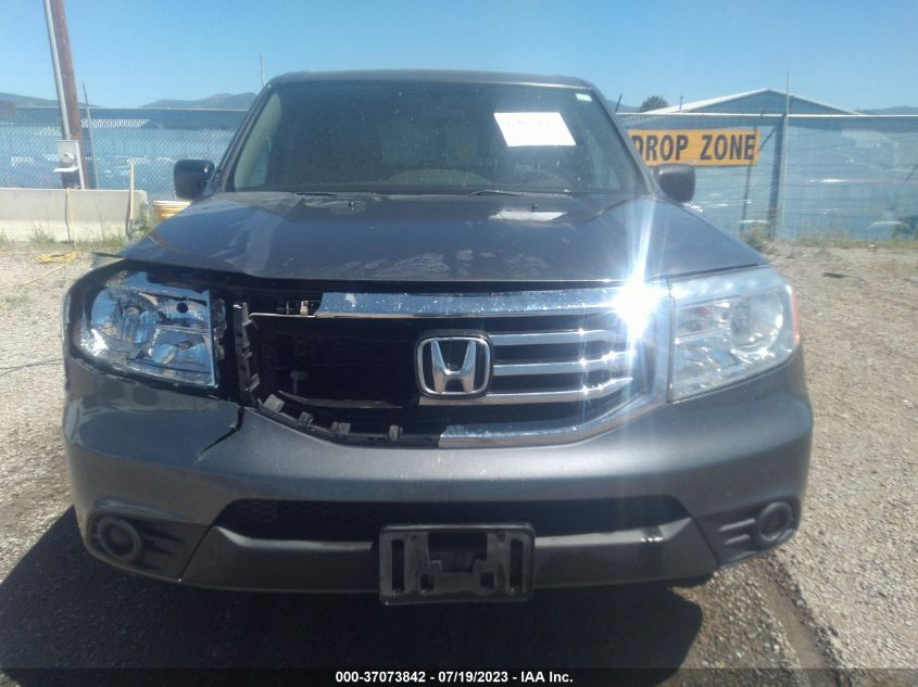 2013 HONDA PILOT LX - 5FNYF3H22DB028284