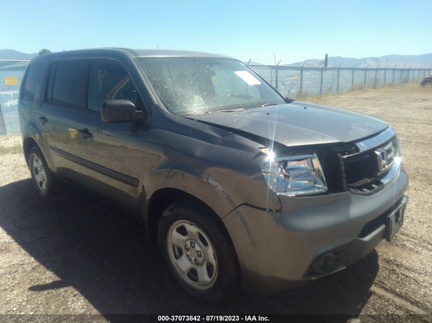2013 HONDA PILOT LX - 5FNYF3H22DB028284