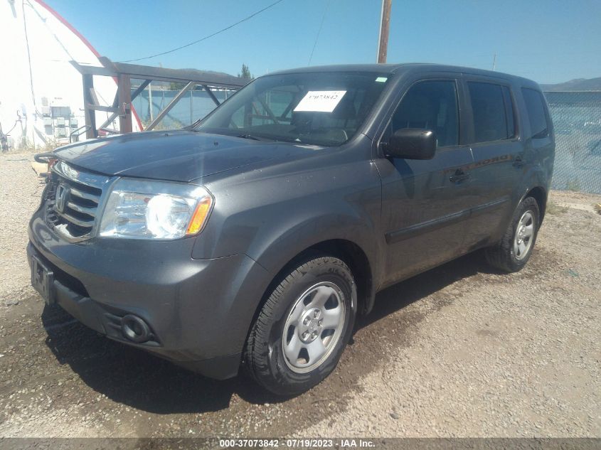 2013 HONDA PILOT LX - 5FNYF3H22DB028284