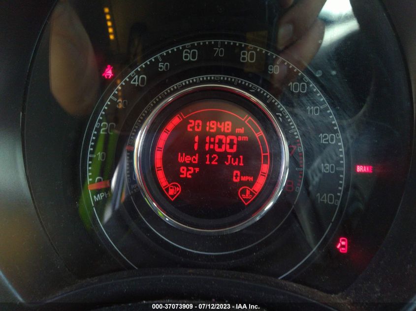 2013 FIAT 500 TURBO CATTIVA - 3C3CFFHH0DT750567