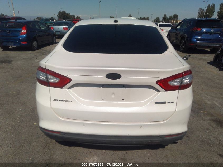 2016 FORD FUSION SE - 3FA6P0HD3GR342345