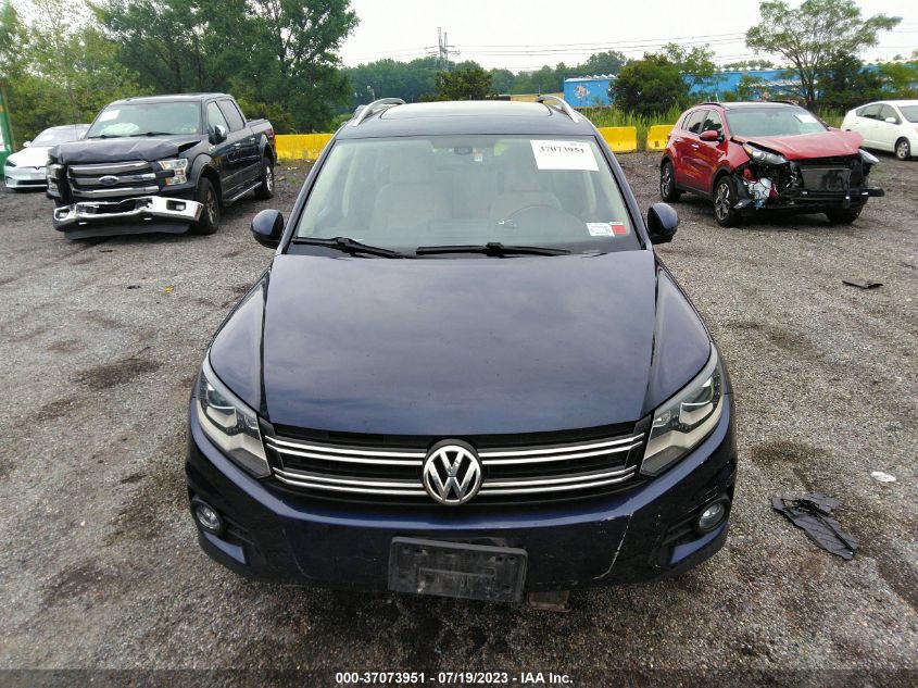 2016 VOLKSWAGEN TIGUAN SE - WVGBV7AX5GW507834