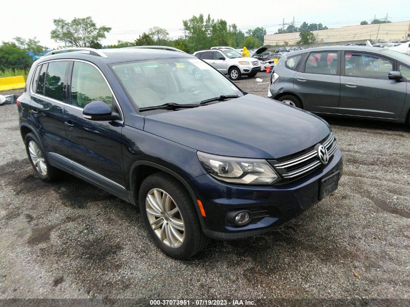 2016 VOLKSWAGEN TIGUAN SE - WVGBV7AX5GW507834