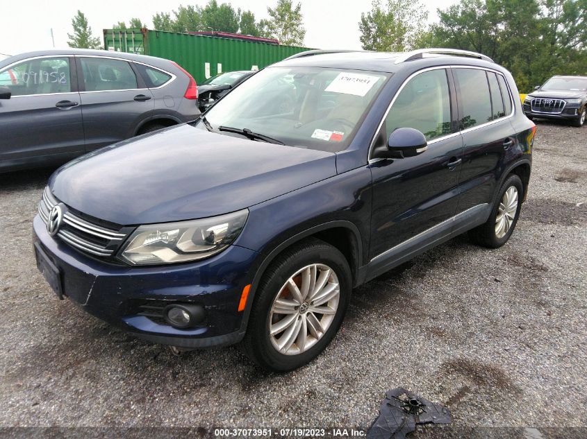 2016 VOLKSWAGEN TIGUAN SE - WVGBV7AX5GW507834