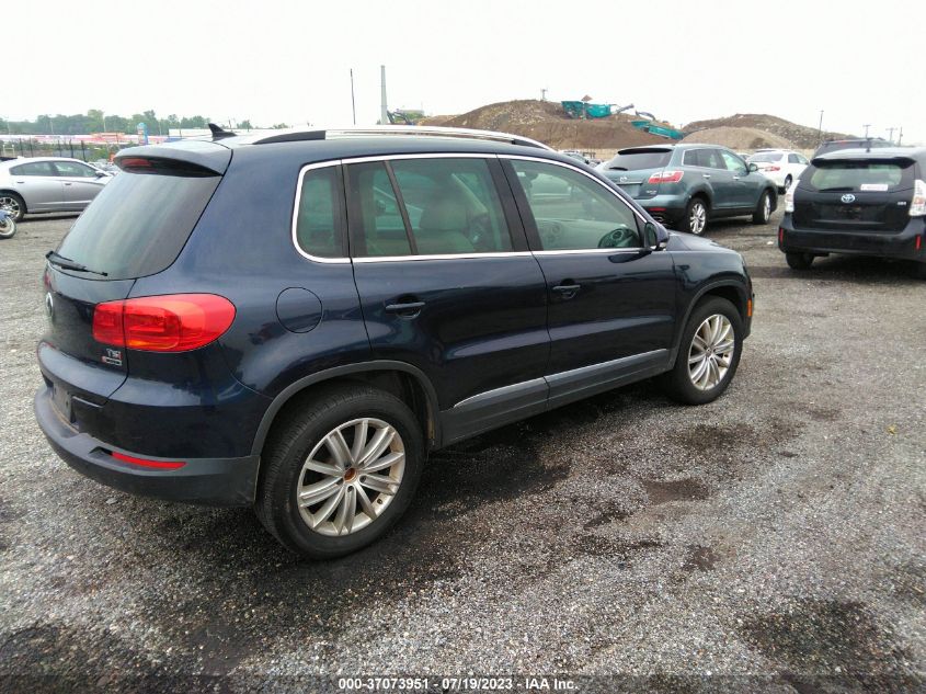 2016 VOLKSWAGEN TIGUAN SE - WVGBV7AX5GW507834