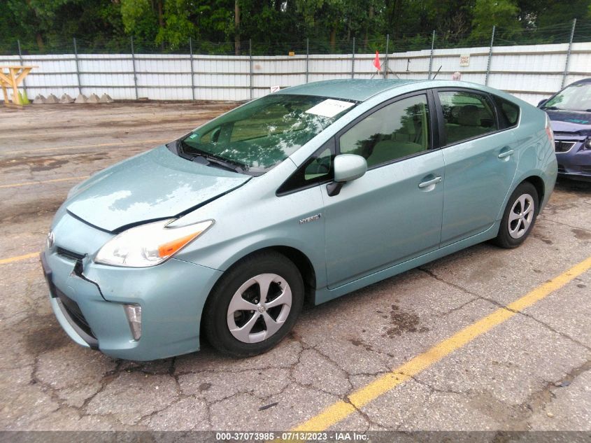 2013 TOYOTA PRIUS ONE/TWO/THREE/FOUR/FIVE - JTDKN3DU2D5606708