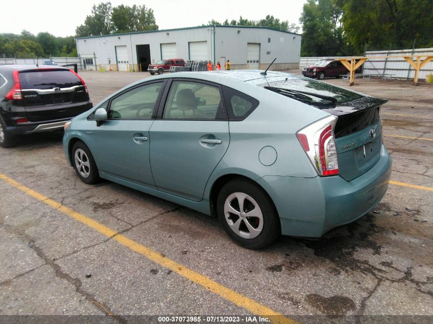 2013 TOYOTA PRIUS ONE/TWO/THREE/FOUR/FIVE - JTDKN3DU2D5606708