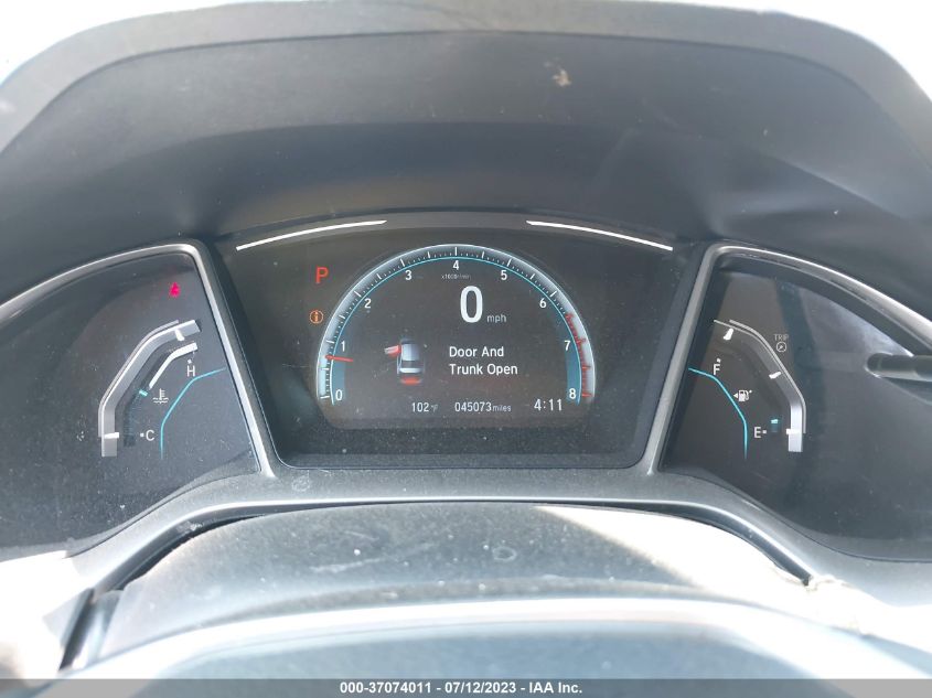2019 HONDA CIVIC SEDAN EX-L - 19XFC1F70KE204481