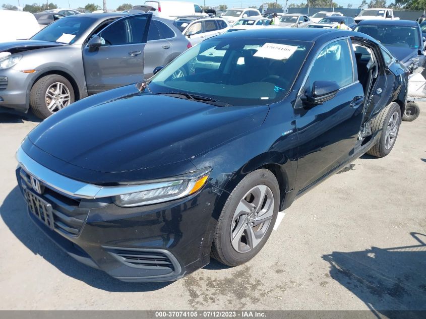 2019 HONDA INSIGHT EX 19XZE4F52KE021980