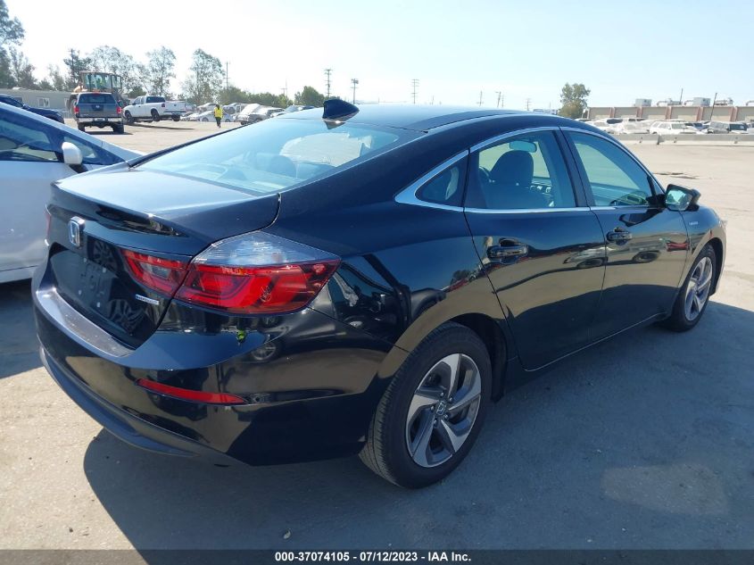 2019 HONDA INSIGHT EX 19XZE4F52KE021980