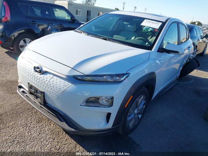 2021 HYUNDAI KONA EV LIMITED - KM8K33AG7MU101804