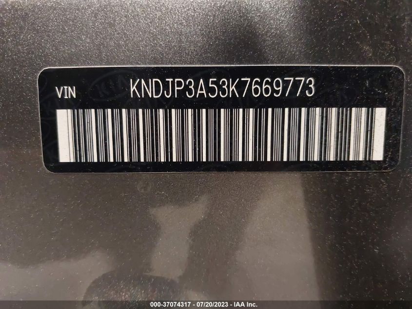 2019 KIA SOUL + - KNDJP3A53K7669773
