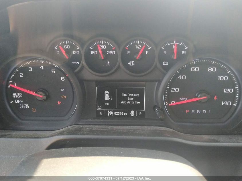 2021 CHEVROLET SILVERADO 1500 CUSTOM - 1GCRYBEK0MZ332527