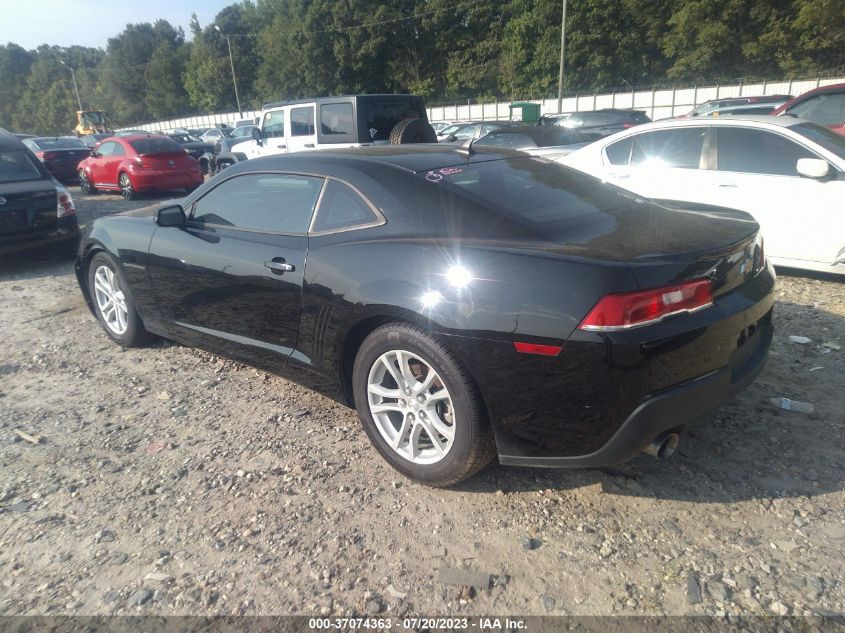 2015 CHEVROLET CAMARO LT - 2G1FD1E31F9250233
