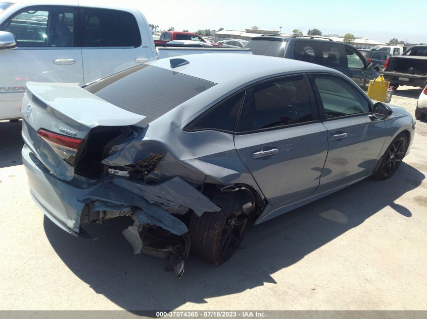 2022 HONDA CIVIC SEDAN SPORT - 2HGFE2F54NH610627