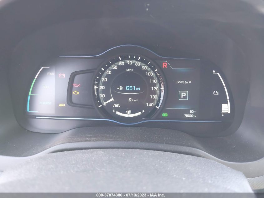 2017 HYUNDAI IONIQ HYBRID SEL - KMHC75LC2HU058168