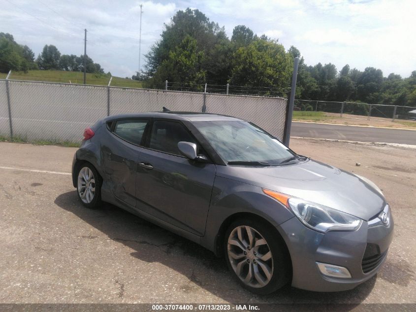 2013 HYUNDAI VELOSTER W/BLACK INT - KMHTC6AD9DU160512