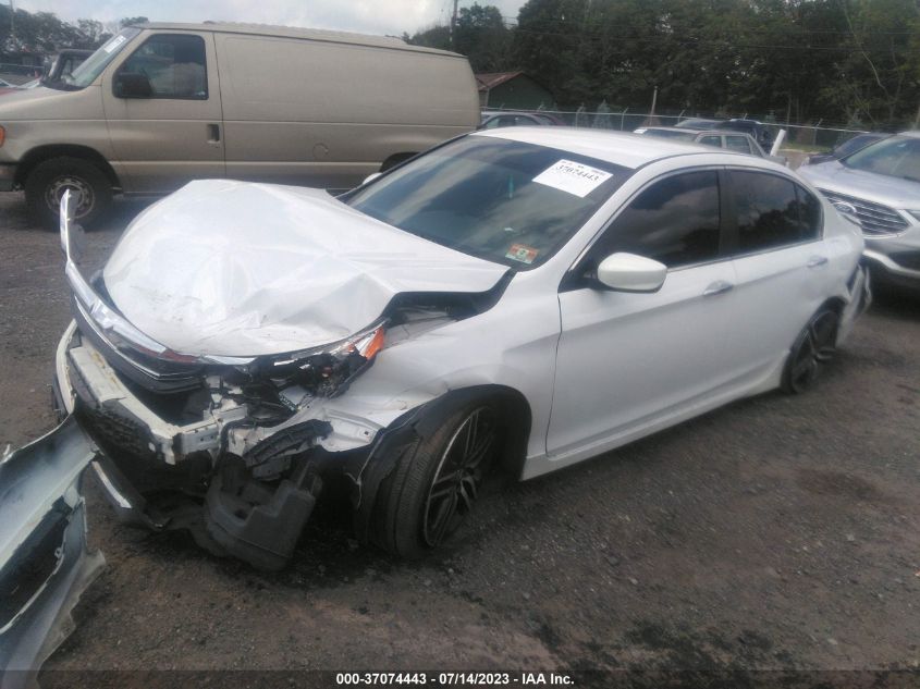 2017 HONDA ACCORD SEDAN SPORT SE - 1HGCR2F12HA213408