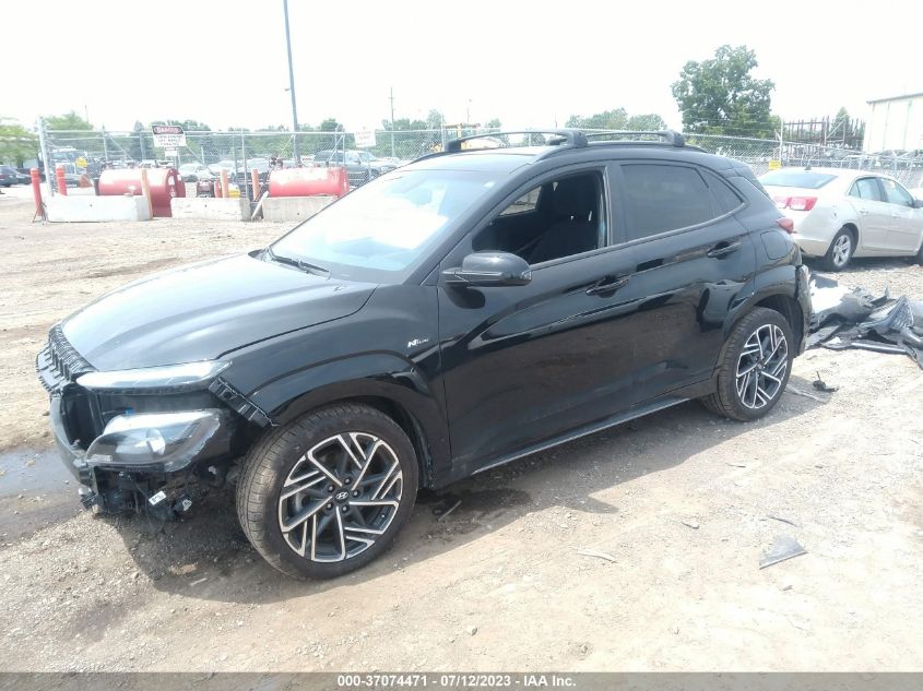 2022 HYUNDAI KONA N LINE - KM8K3CA34NU830454