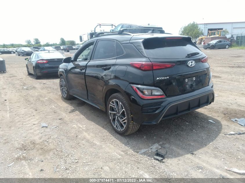 2022 HYUNDAI KONA N LINE - KM8K3CA34NU830454