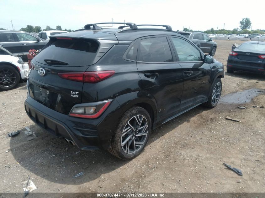 2022 HYUNDAI KONA N LINE - KM8K3CA34NU830454